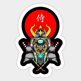 Samurai Mecha Sazami Sticker